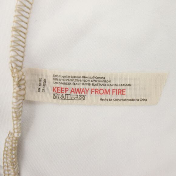 Intimately Free People Bodysuit One Shoulder Puff Sleeve Floral Green Tan NWT L - Picture 11 of 12